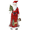 Статуетка Santa з ялинкою 31.5 см, у червоному Bona DP43012