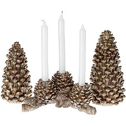 Статуэтка Золотая шишка 19.5 см Bona DP43023