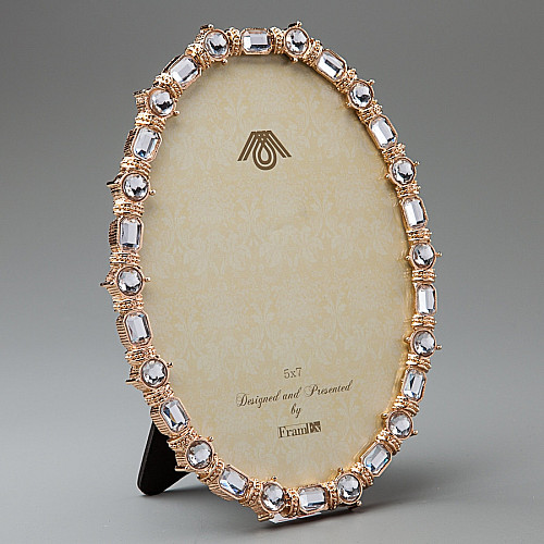 Декоративна фоторамка Crystals in gold 15х19 см Veronese AL78448