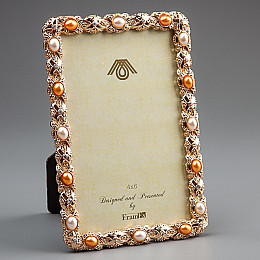 Декоративна фоторамка Luxury pearls 12х17 см Veronese AL78456