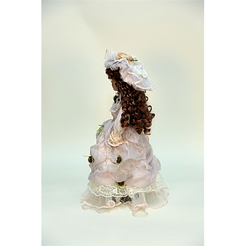 Лялька порцелянова у старовинній сукні колекція сувенірна Шарлотта Vintage Doll SK15940