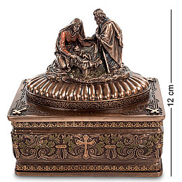 Шкатулка Рождение Христа 12 см Veronese AL31463