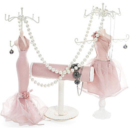 Бижутерница подставка для украшений Розовое платье 17.5х12.5х40.5 см подвеска Bona DP42471