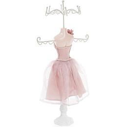 Бижутерница подставка для украшений Розовое платье 17.5х12.5х40.5 см подвеска Bona DP42471