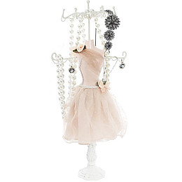 Біжутерниця підставка для прикрас Бежеве плаття 17.5х12.5х40.5 см підвіска Bona DP42472