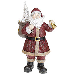 Фигура декоративная Волшебный Santa Бордо с LED подсветкой  Bona DP43242