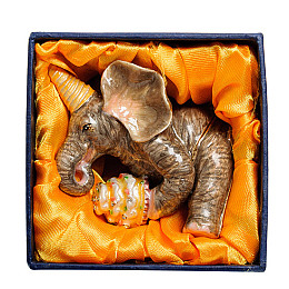 Шкатулка для бижутерии Слон 7 см Lefard AL45521