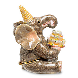 Шкатулка для бижутерии Слон 7 см Lefard AL45521