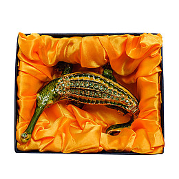 Шкатулка для бижутерии Крокодил 7 см Lefard AL45615