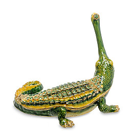 Шкатулка для бижутерии Крокодил 7 см Lefard AL45615