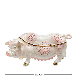Шкатулка для бижутерии Поросенок 26 см Lefard AL45844