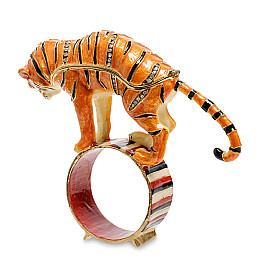 Шкатулка для бижутерии Тигр 11,5 см Lefard AL45943