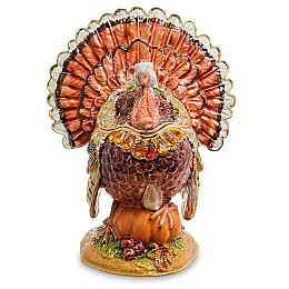 Шкатулка для бижутерии Индюк 10,5 см Lefard AL46166