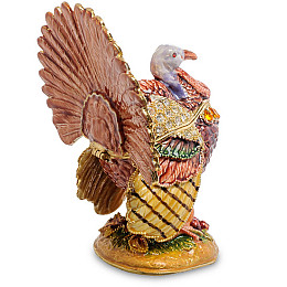 Шкатулка для бижутерии Индюк 10,5 см Lefard AL46166