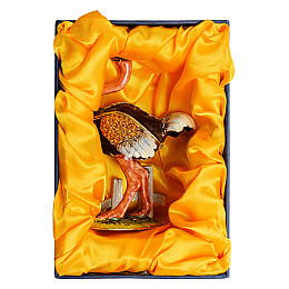 Шкатулка для бижутерии Страус 12 см Lefard AL46168