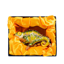 Шкатулка для бижутерии Хамелеон 10 см Lefard AL46515