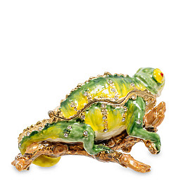 Шкатулка для бижутерии Хамелеон 10 см Lefard AL46515