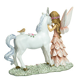 Фигурка Феечка с Единорожкой Lefard AL84532 Белый