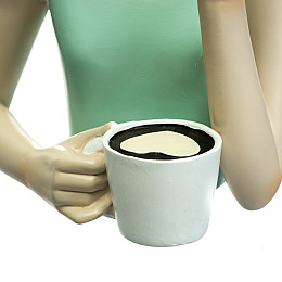 Фигурка Girl in turquoise 265х16х11 Lefard AL97898 Белый