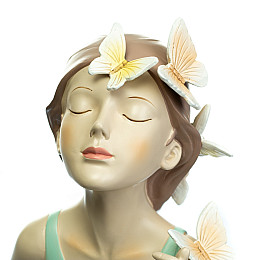 Фигурка Girl in turquoise 265х16х11 Lefard AL97898 Белый