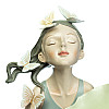 Фігурка Дівчина Girl in gray 32х20х13 см Lefard AL97900 Білий
