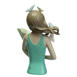 Фигурка Girl in green 32х20х13 см Lefard AL97902 Белый