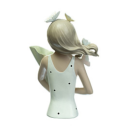 Фигурка Girl in white 32х20х13 см Lefard AL97903 Белый