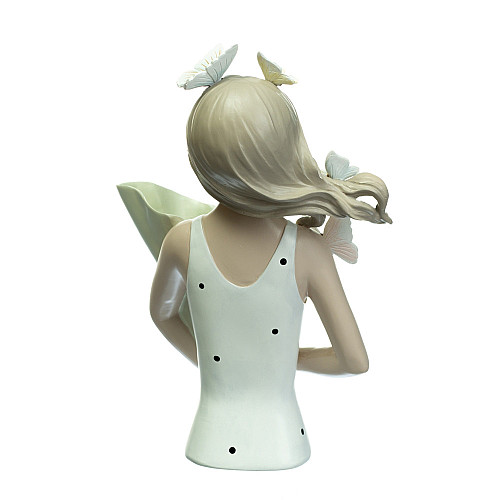 Фигурка Girl in white 32х20х13 см Lefard AL97903 Белый