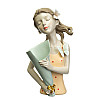 Фігурка Girl in orange 30х14х13 см Lefard AL97904 Білий