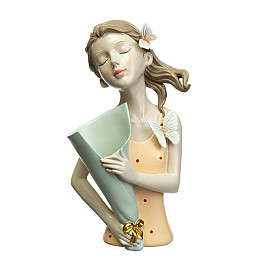 Фігурка Girl in orange 30х14х13 см Lefard AL97904 Білий