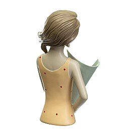 Фигурка Girl in orange 30х14х13 см Lefard AL97904 Белый