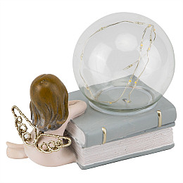 Фигурка декоративная Шар на книгах Lefard AL113223 Розовый