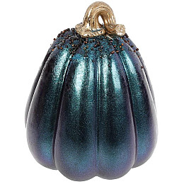 Фигурка Pumpkin 13х13х165см синяя с золотом и бисером Bona DP113665