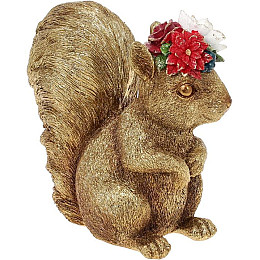 Фігурка Білка у квітах 18 см Bona DP113676