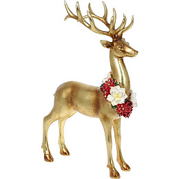 Фигурка Олень в венке 35 см Bona DP113703