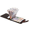 Зажим для денег кожаный Франк Монти коричневый Berkani TBR86296