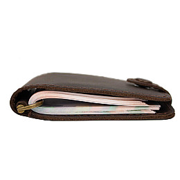 Зажим для грошей шкіряний Франк Монті коричневий Berkani TBR86296