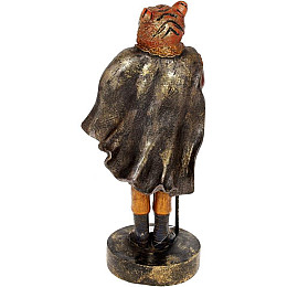 Декоративна фігурка Bona Тигр 37.5 см бордо з золотом DP113838