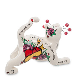 Декоративная фигурка Кот Донжуан 8.5 см Pavone AL114010