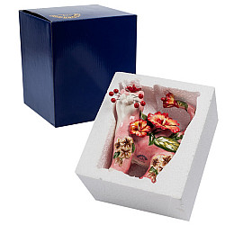 Декоративная фигурка Cat flower 17.5 см Pavone AL114011