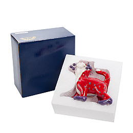 Декоративная фигурка Cat in red 9 см Pavone AL114012