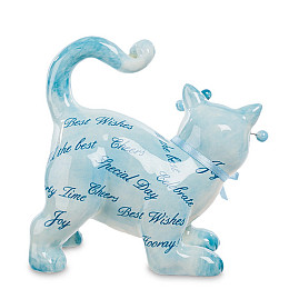 Декоративная фигурка Кот праздник 12 см Pavone AL114022