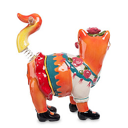 Декоративная фигурка Кошка матрешка 17 см Pavone AL114024