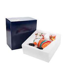 Декоративная фигурка Кошка матрешка 17 см Pavone AL114024