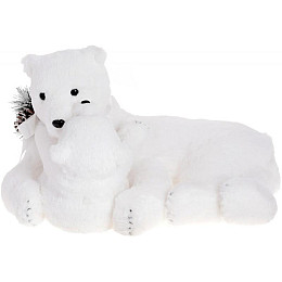 Интерьерная новогодняя игрушка Медвежонок с мамой 52 см Bona DP114236