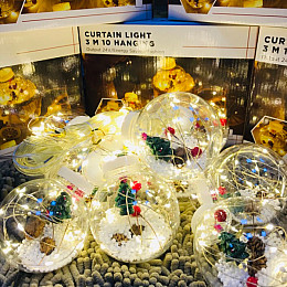 Гирлянда "Ёлочки" Xmas WW-1 Copper Curtain Ball Lamp