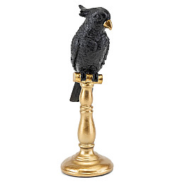 Фигурка интерьерная Parrot Black 31 см ArtDeco AL117945