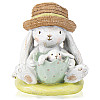 Фігурка інтер'єрна Rabbit with baby 13 см Lefard AL117956