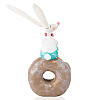 Фігурка інтер'єрна Bunny with donut 20 см Lefard AL117960