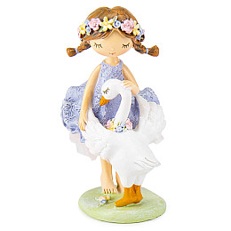 Фігурка інтер'єрна Princess with a swan 17.5 см Lefard AL117964